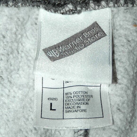 Warner Bros Studio Authentic Sweatpants  Gray Grey Men's Size L  Original - Picture 6 of 7